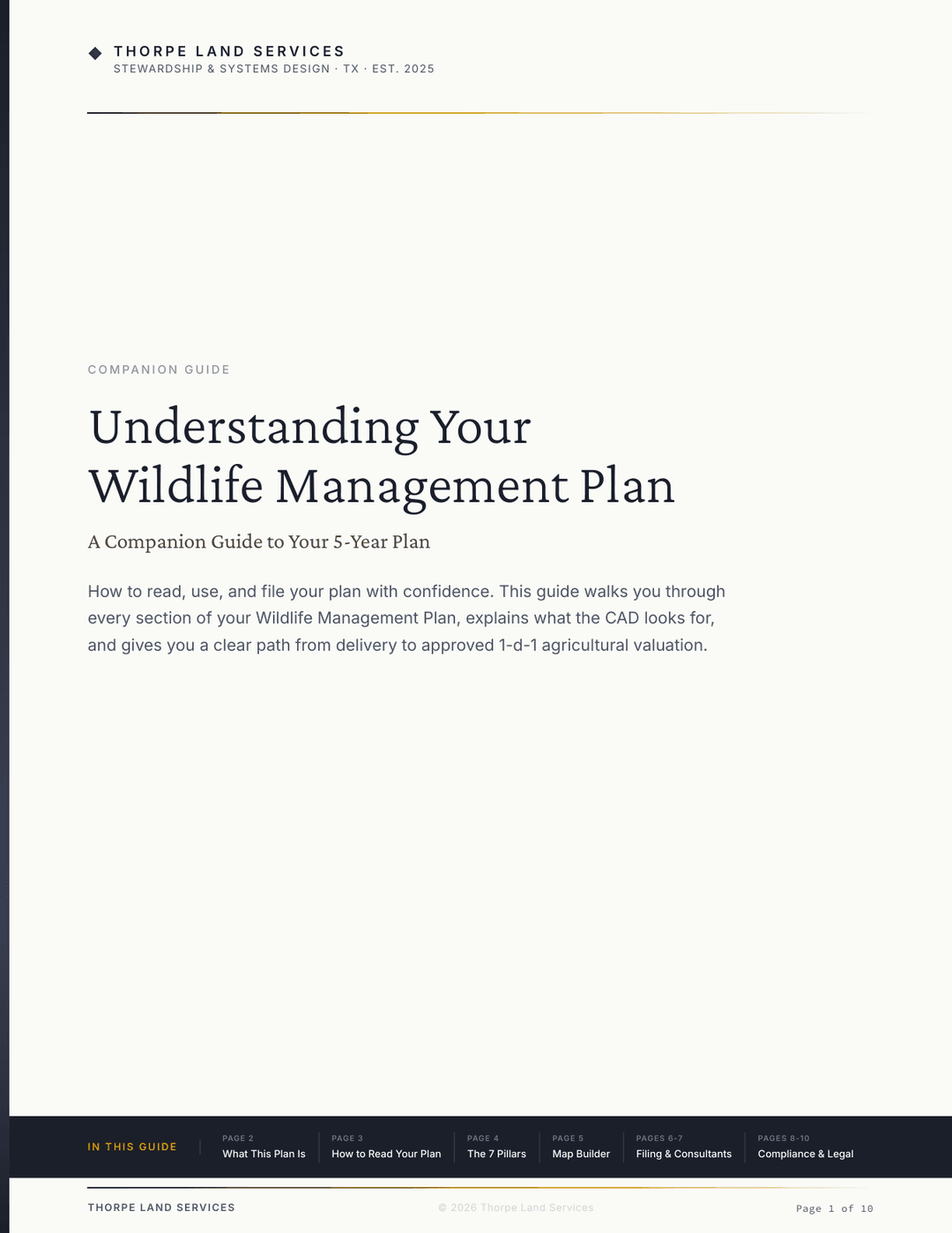 Companion Field Guide